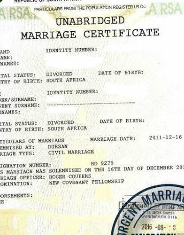 Department of Home Affairs has raised concerns that South Africa’s marriage laws are being abused