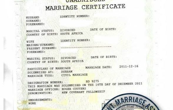 Department of Home Affairs has raised concerns that South Africa’s marriage laws are being abused
